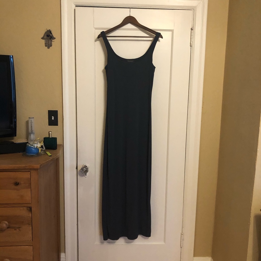 Navy maxi sheath dress